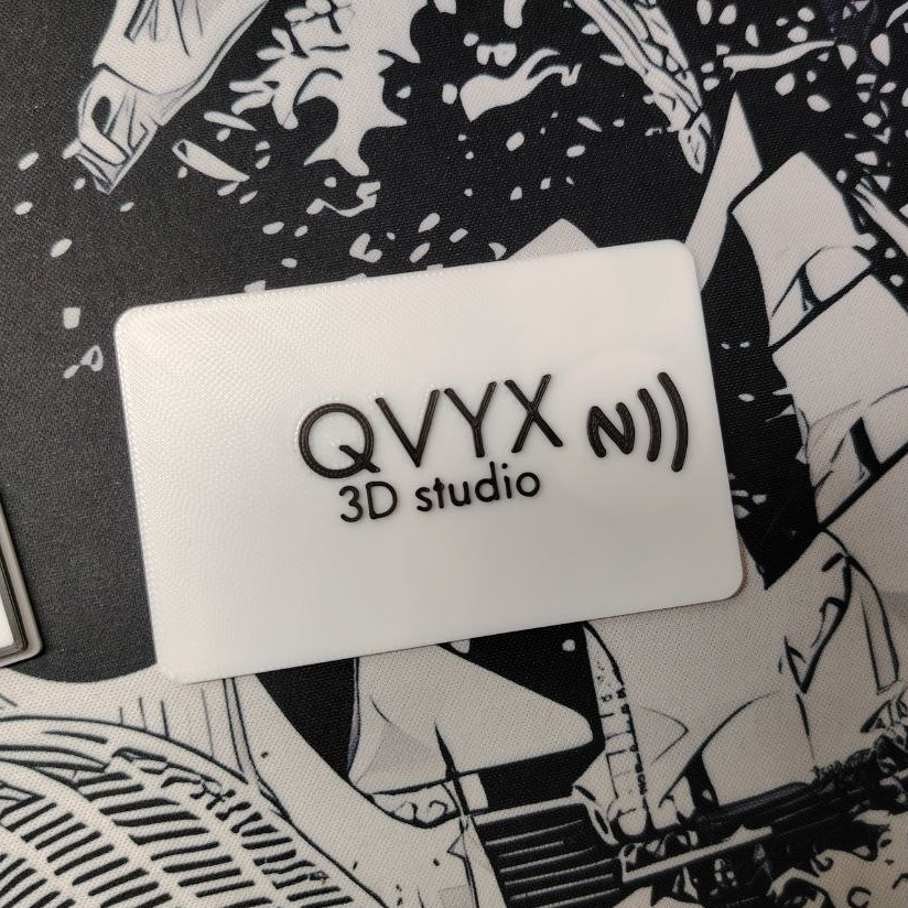 Именные NFC-брелоки QVYX